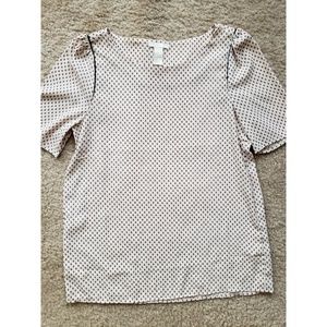 H&M Women's printed top size 4